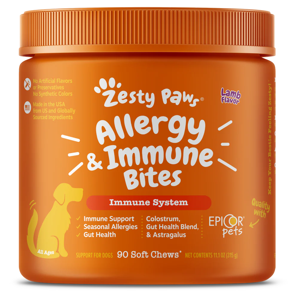 Suplemento para Perro Zesty Paws Allergy & Immune Bites Lamb