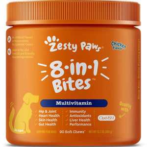 Suplemento para Perro Zesty Paws Multivitamin Bites Chicken