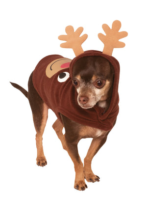 Disfraz Hoodie de Reno Para Mascota - Rubies