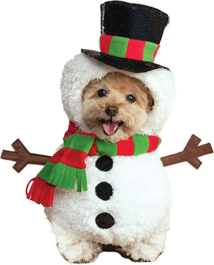 Disfraz Muñeco de Nieve para Mascota - Rubies