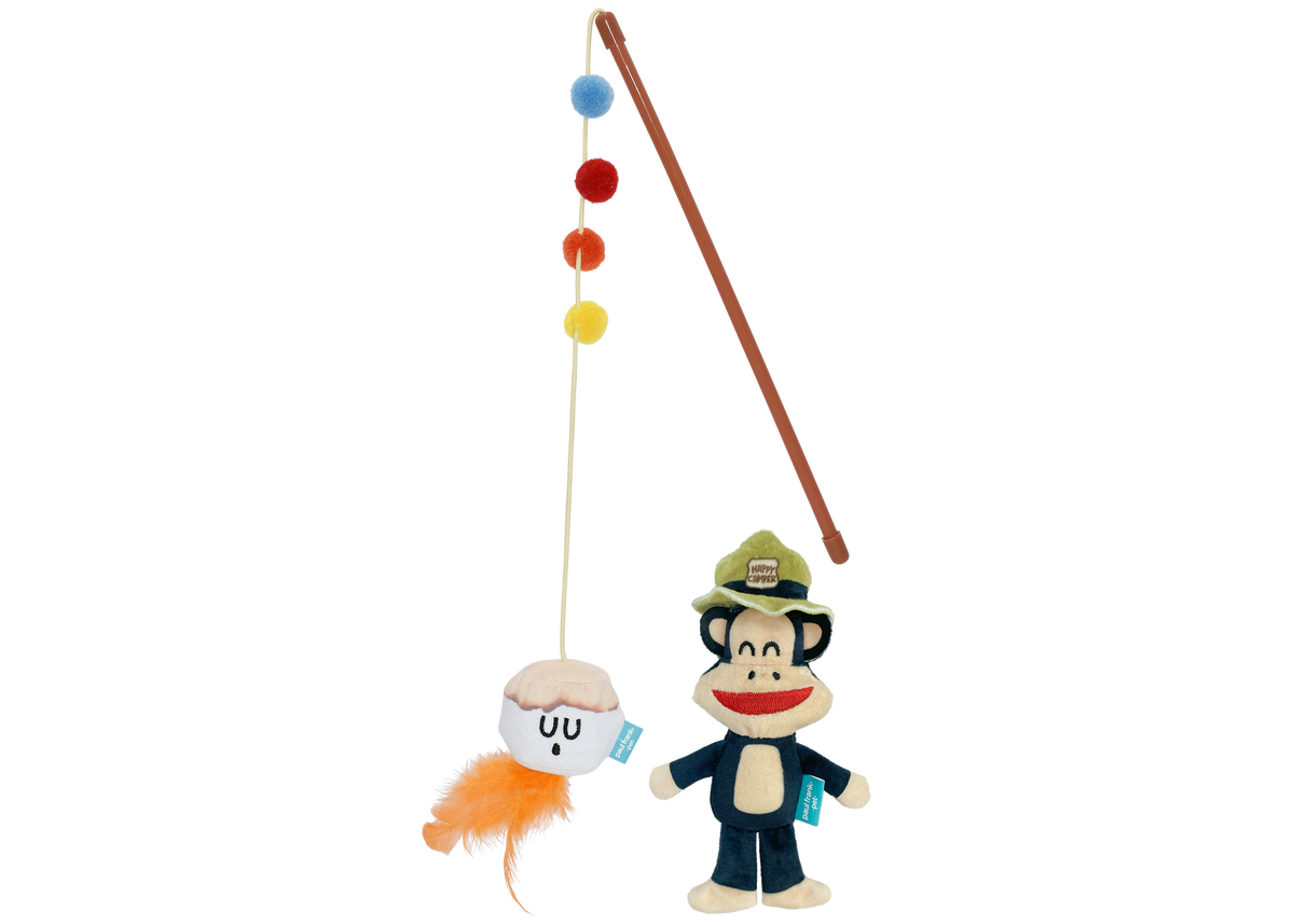 Juguete para mascotas Multipet Paul Frank Julius Cat Wanda 2 Pack Characters