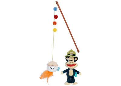 Juguete para mascotas Multipet Paul Frank Julius Cat Wanda 2 Pack Characters