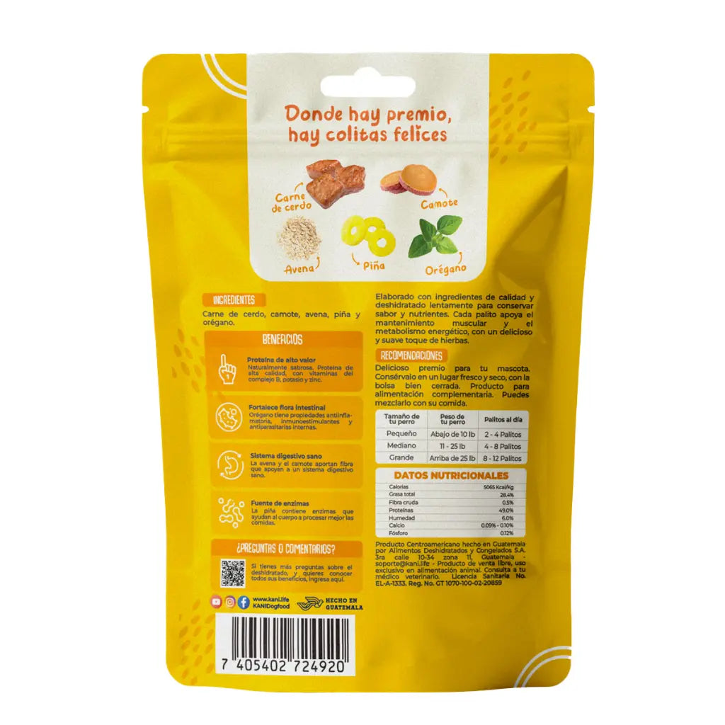Treat para perro Kani palitos de cerdo