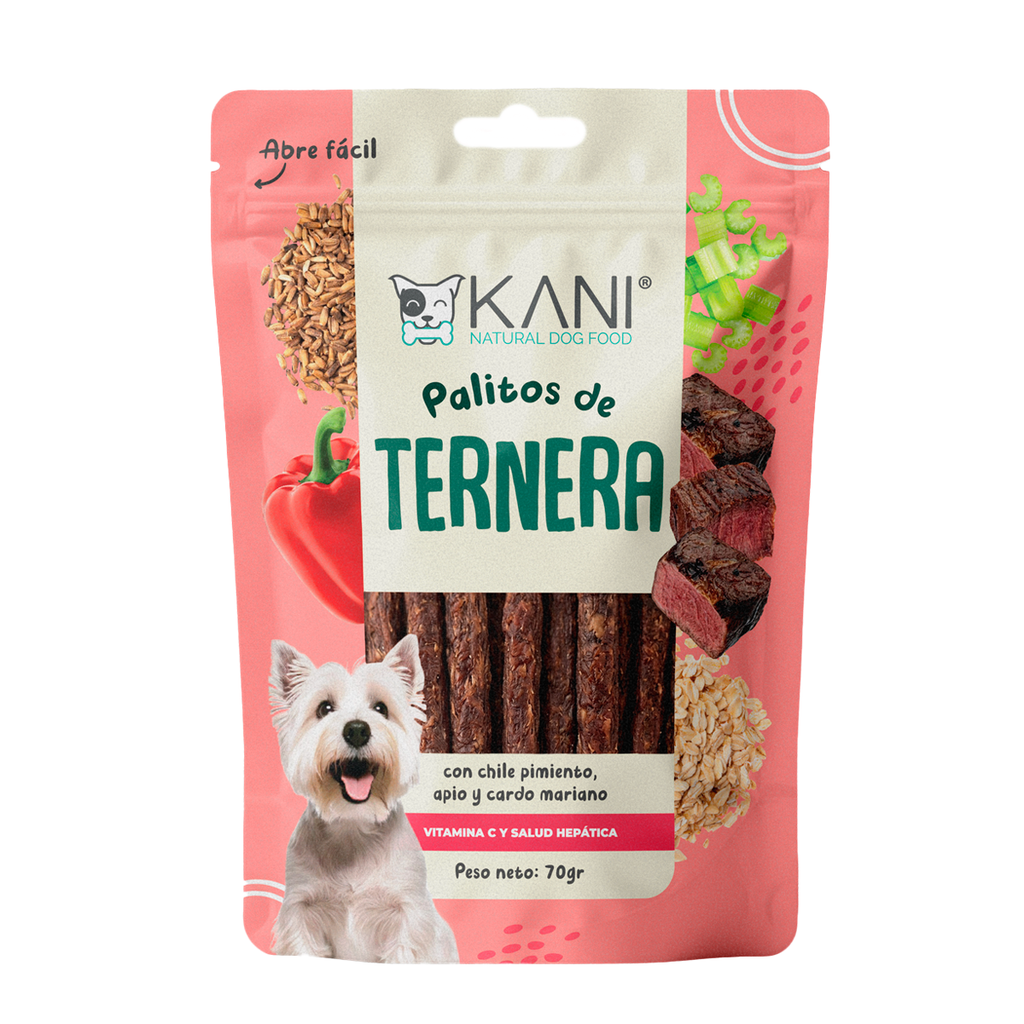 Treat para perro Kani palitos de ternera