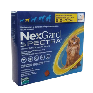Tableta Masticable Nexgard Spectra 1 Unidad