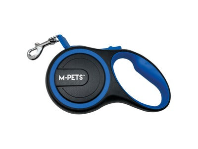 Correa M-Pets Retractil Liberty Azul