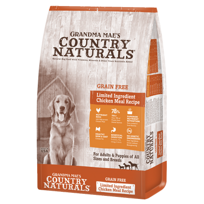 Concentrado Para Perro Grandma Maes Limited Ingredient Chicken Meal Recipe