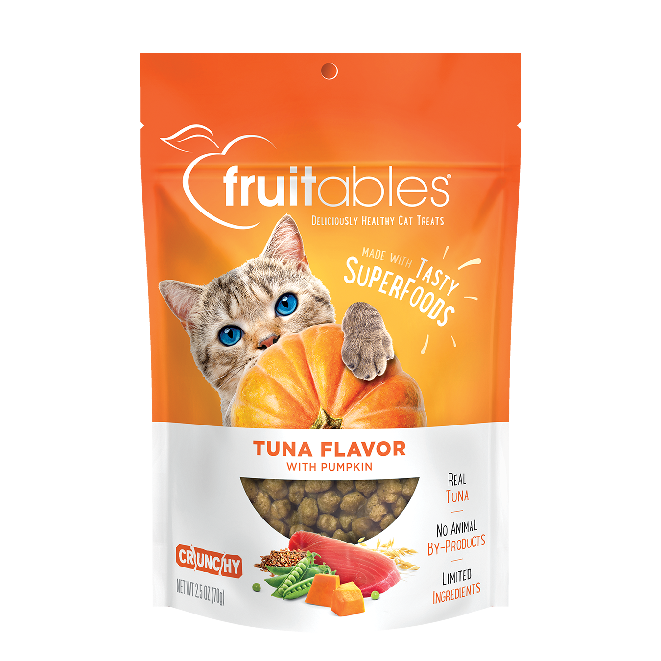 Premios Para Gato Fruitables Tuna con Calabaza
