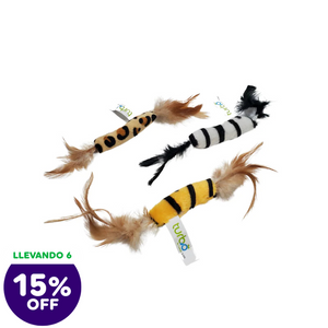 Juguete Coastal Feather Toys Assorted Colors