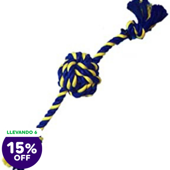 Juguete Petsport Cuerda Trenzada con Nudo