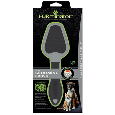 Cepillo Furminator Dual Grooming Brush for Dog/Cat