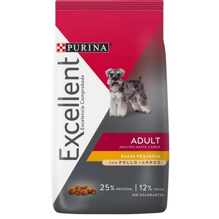 Concentrado para Perro Adulto Excellent Raza Pequeña Pollo y Arroz