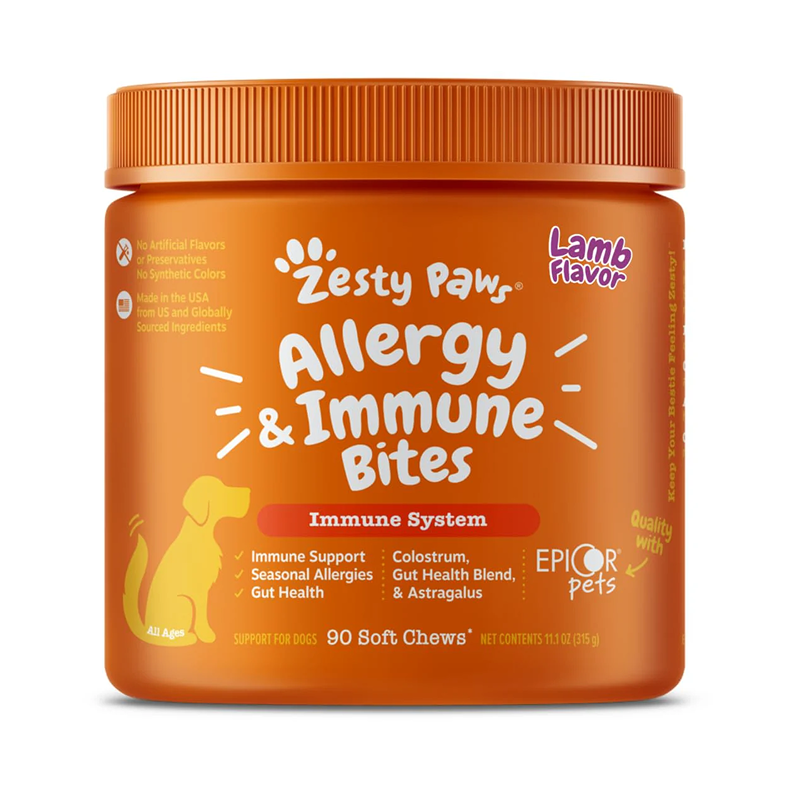 Suplemento para Perro Zesty Paws Allergy & Immune Bites Salmon