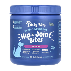 Suplemento para Perro Zesty Paws Senior Advanced Hip & Joint Bites Chicken