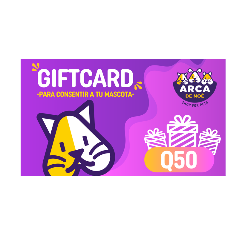 Gift Card Para Consentir a tu Mascota