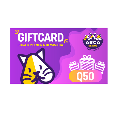 Gift Card Para Consentir a tu Mascota