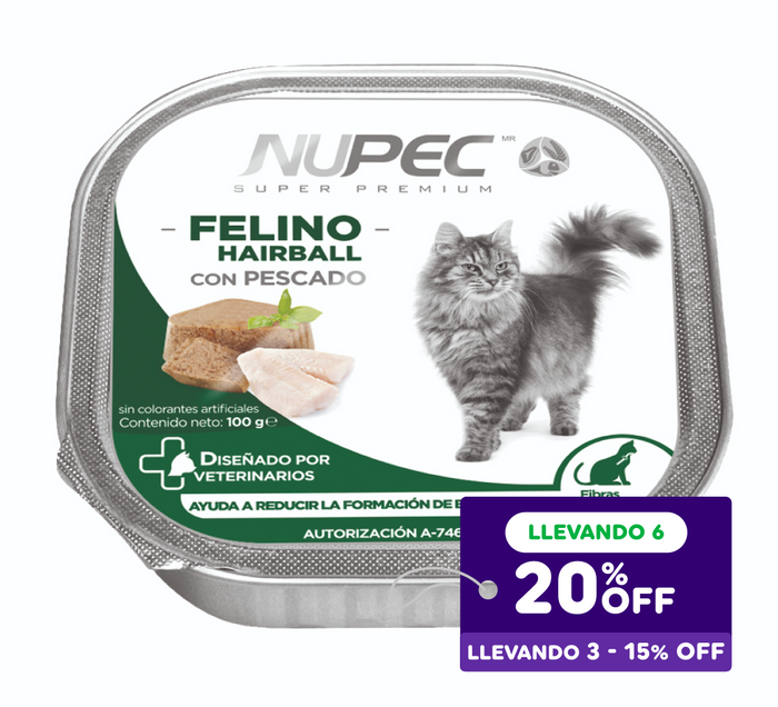 Alimento Húmedo para Gato Nupec Hairball Control 100 gr