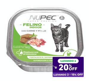Alimento Húmedo para Gato Nupec Indoor 100 gr