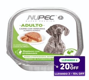 Alimento Húmedo para Perro Adulto Nupec 100 gr
