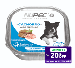 Alimento Húmedo para Perro Cachorro Nupec 100 gr