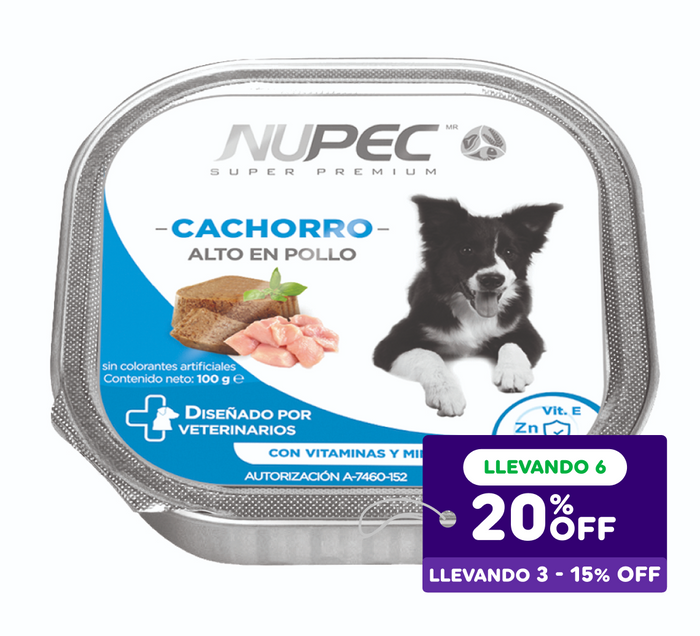 Alimento Húmedo para Perro Cachorro Nupec 100 gr