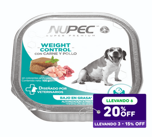 Alimento Húmedo para Perro Nupec Weight Control 100 gr