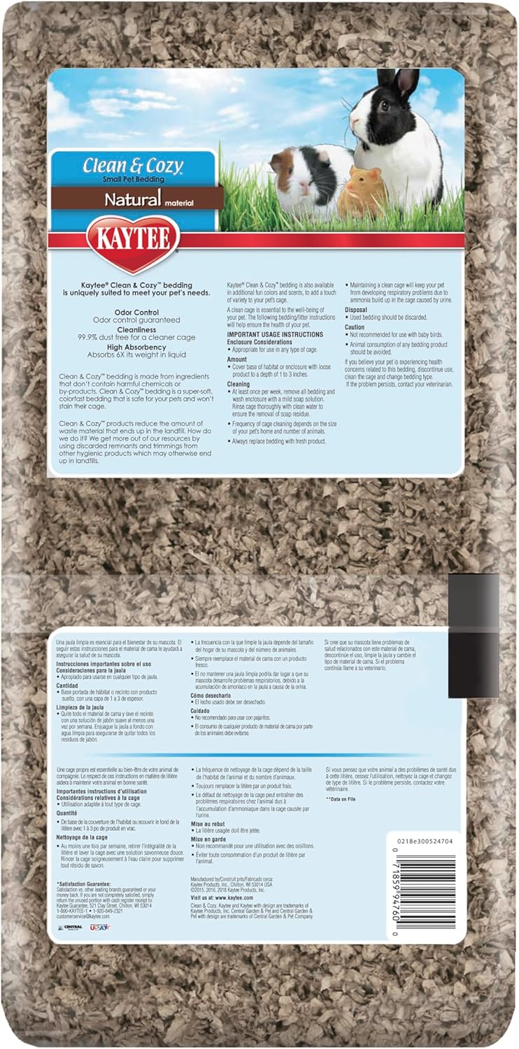 Viruta Kaytee Clean & Cozy Natural