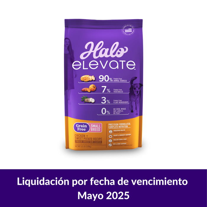 Concentrado para Perro Halo Elevate Grain Free Adulto Small Breed Pollo