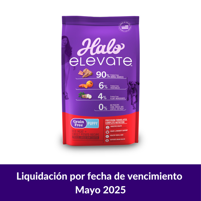 Concentrado para Perro Halo Elevate Grain Free Puppy Carne