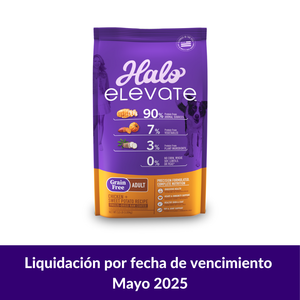 Concentrado para Perro Halo Elevate Grain Free Adulto Pollo