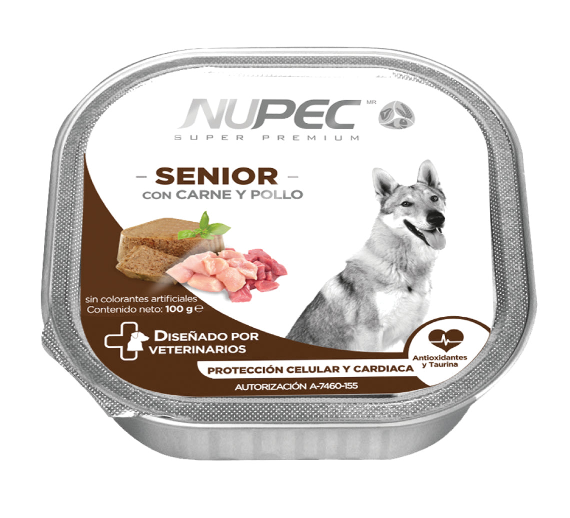 Alimento Húmedo para Perro Senior Nupec 100 gr