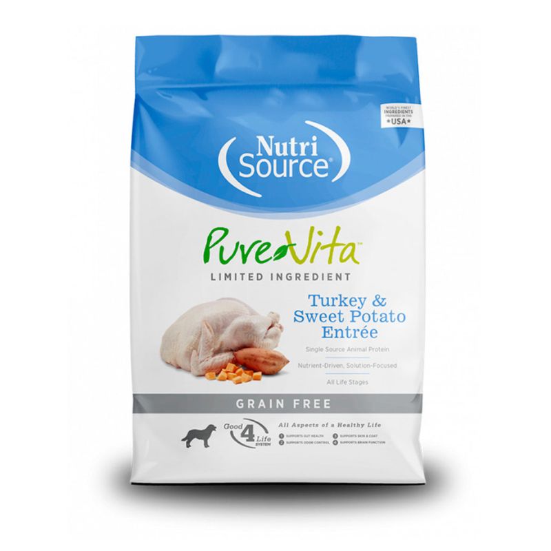 Concentrado para Perro NutriSource Grain-Free Pure Vita Turkey