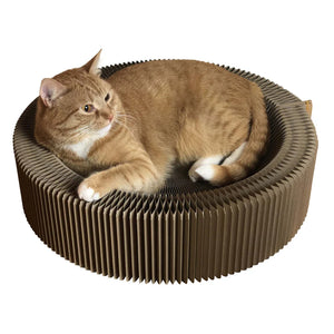 Cama Rascador Para Gato Travel Cat The Accordion Travel Cardboard Beed And Scratcher