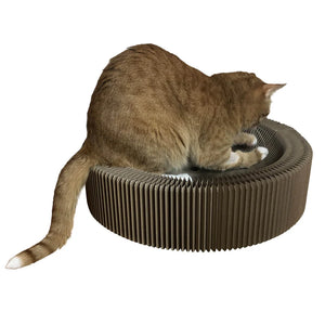 Cama Rascador Para Gato Travel Cat The Accordion Travel Cardboard Beed And Scratcher