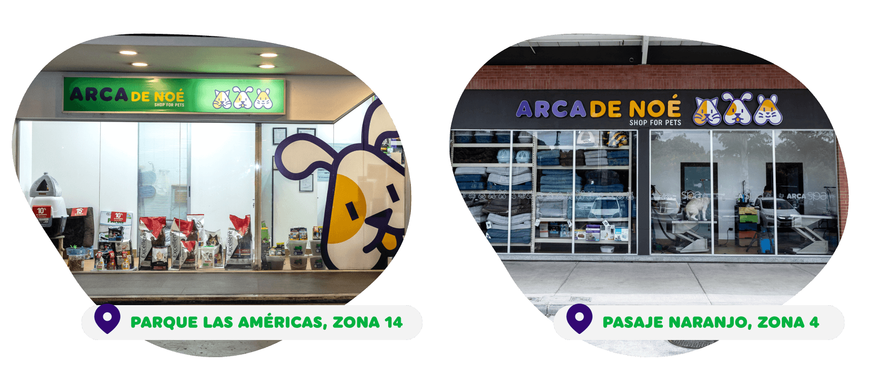 Tiendas 3 Parque Las Américas y Pasaje Naranjo