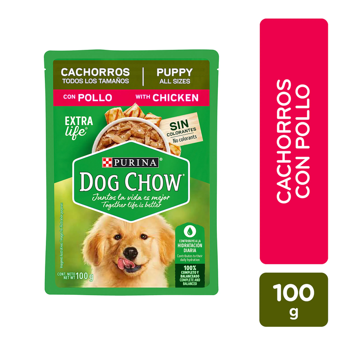 Alimento para Perro Cachorro Dog Chow Pouch de Pollo