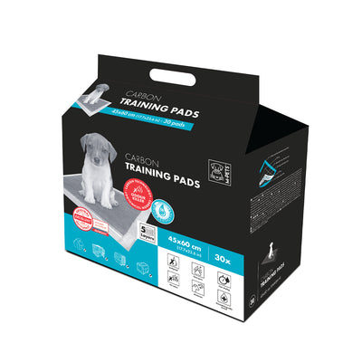 M-Pets Activated Carbon Training Pads Medium - Grey