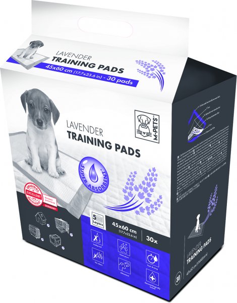 Paño Sanitario M-Pets Lavender Puppy Training Pads - 30 Unidades