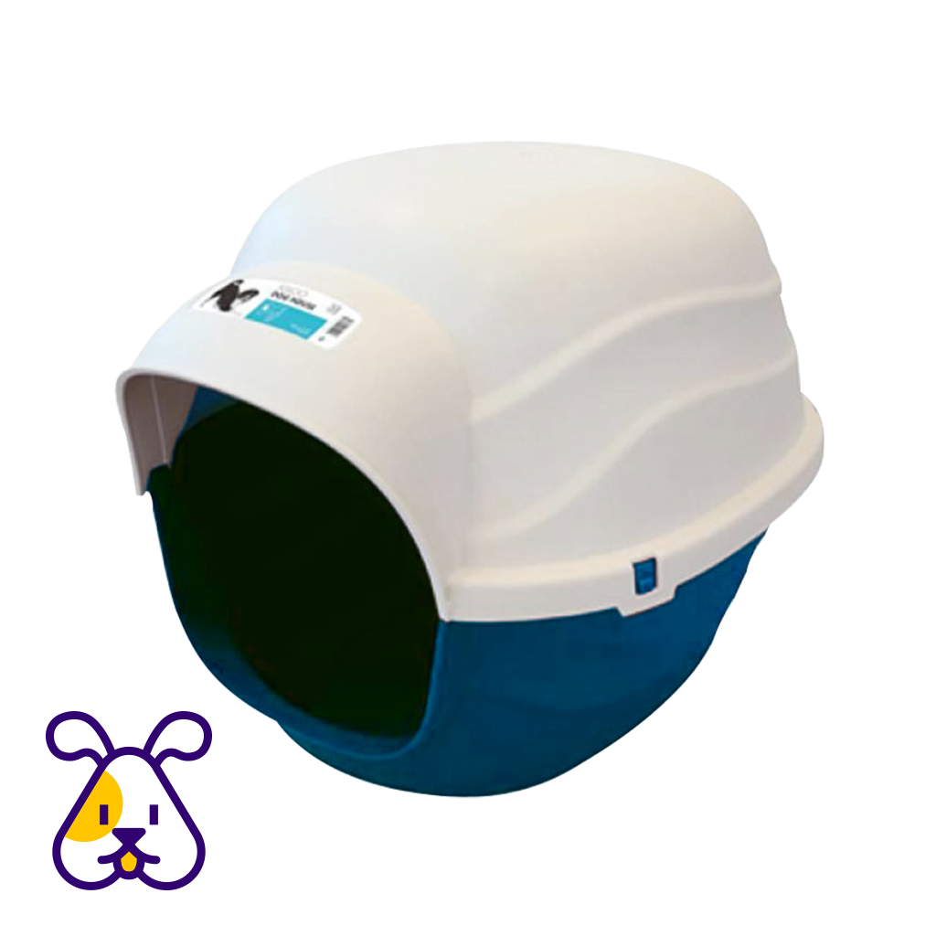 Casa M-Pets Igloo Dog House - Blue/Navy