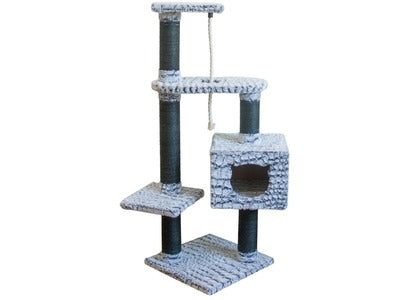 Rascador M-Pets Cat Trees Snake Trivor - White/Black