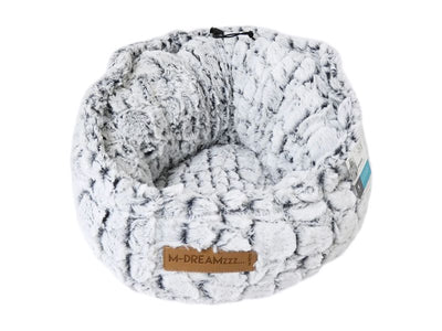 Cama M-Pets Snake Cocoon Basket - White/Black