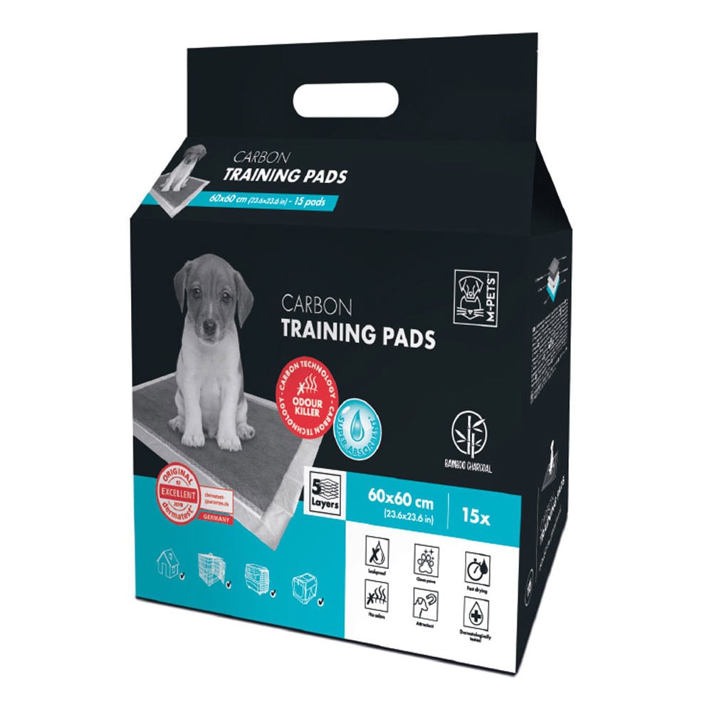 M-Pets Activated Carbon Training Pads Medium - Grey