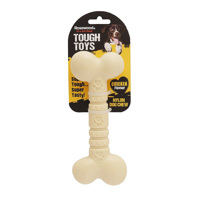 Juguete Roosewood Pet Tough Toy Nylon Chicken Bone