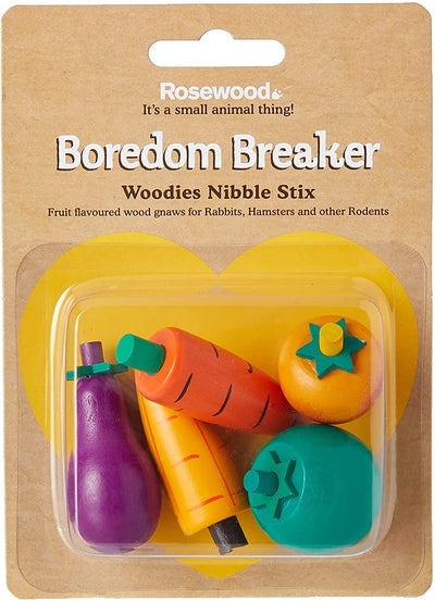 Juguetes Roosewood Pet Boredom Breaker 3D Nibble Stix