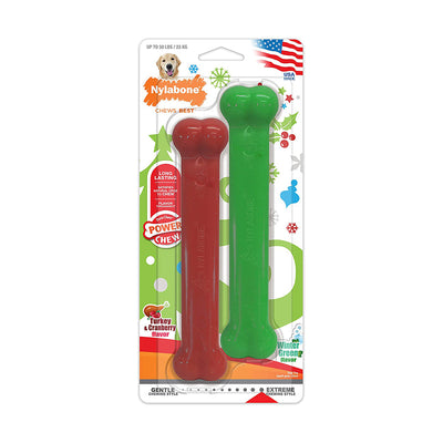 Juguete Nylabone Power Bone Chew Small Turkey & Wintergreen