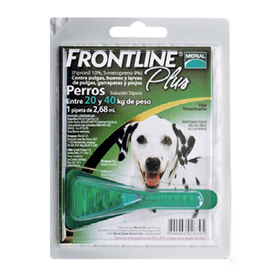 Antipulgas para Perro Frontline Plus Pipeta