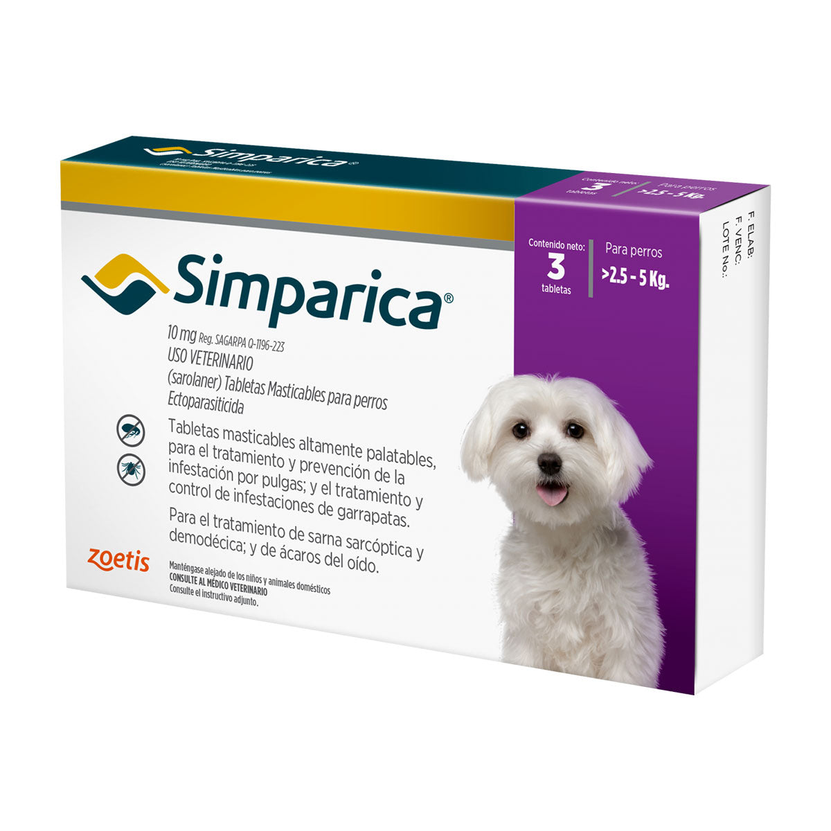 Tableta Masticable Antipulgas