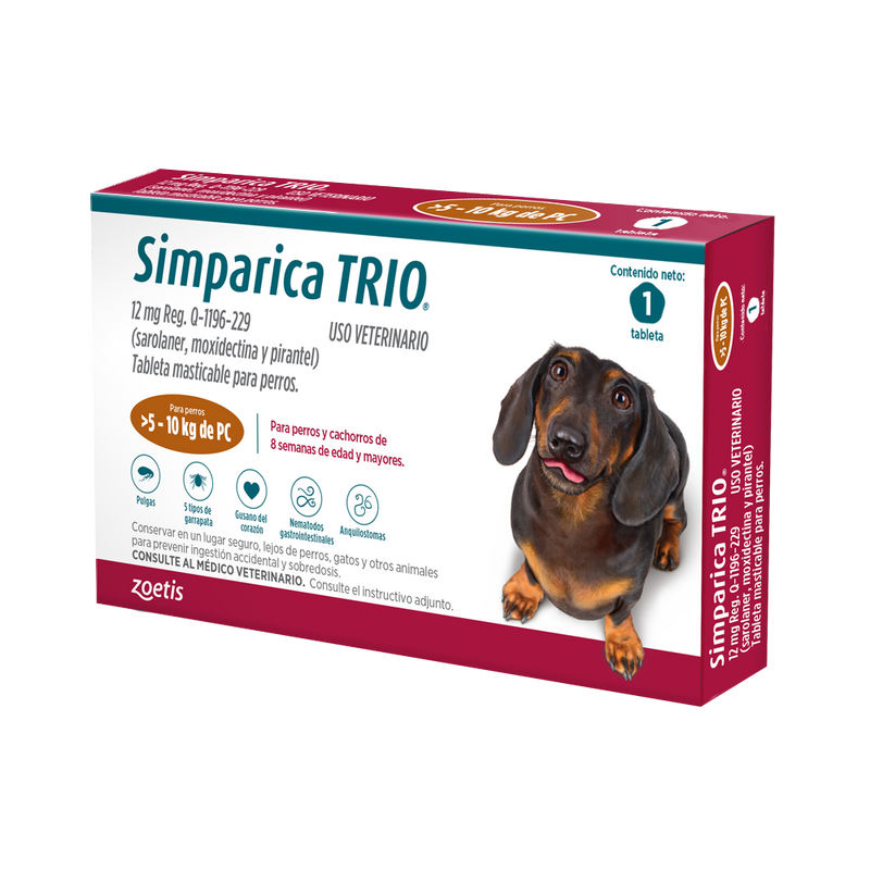 Tableta Masticable Antigulpas Simparica Trio – Arca de Noe