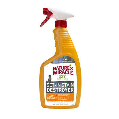 Spray Anti-Manchas y Olores Nature's Miracle Oxy Clean Cat Set-In Stain Destroyer