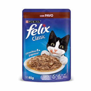 Alimento para Gato Félix Pouch Pavo en Salsa